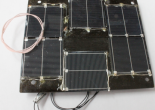 Фотографія однієї з п’яти сонячних батарей супутника “PolyITAN-1” з ФЕП на монокристалічному кремнії