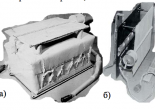 Тепловий макет електронного блоку наукової апаратури: а- блок з системої терморегулювання; б – система терморегулювання на основі теплової труби (окремо)