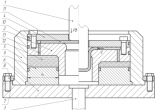 Спосіб та конструкція штампу для витягування з диференційованим радіальним підпором фланця заготовки