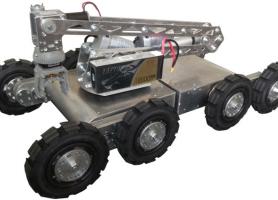 Дослідний зразок роботизованого комплексу  з колісно-крокуючим двокотковим рушієм