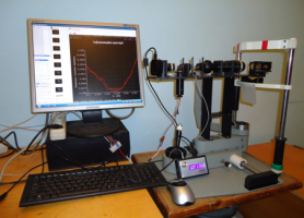 Експериментальний зразок приладу для вимірювання параметрів коноїду Штурма
