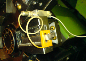 Двопараметричний відчутник комплексу, встановлений в складі металообробного CNC верстата